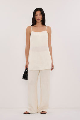 NARA MILK JACQUARD PANT | DISSH