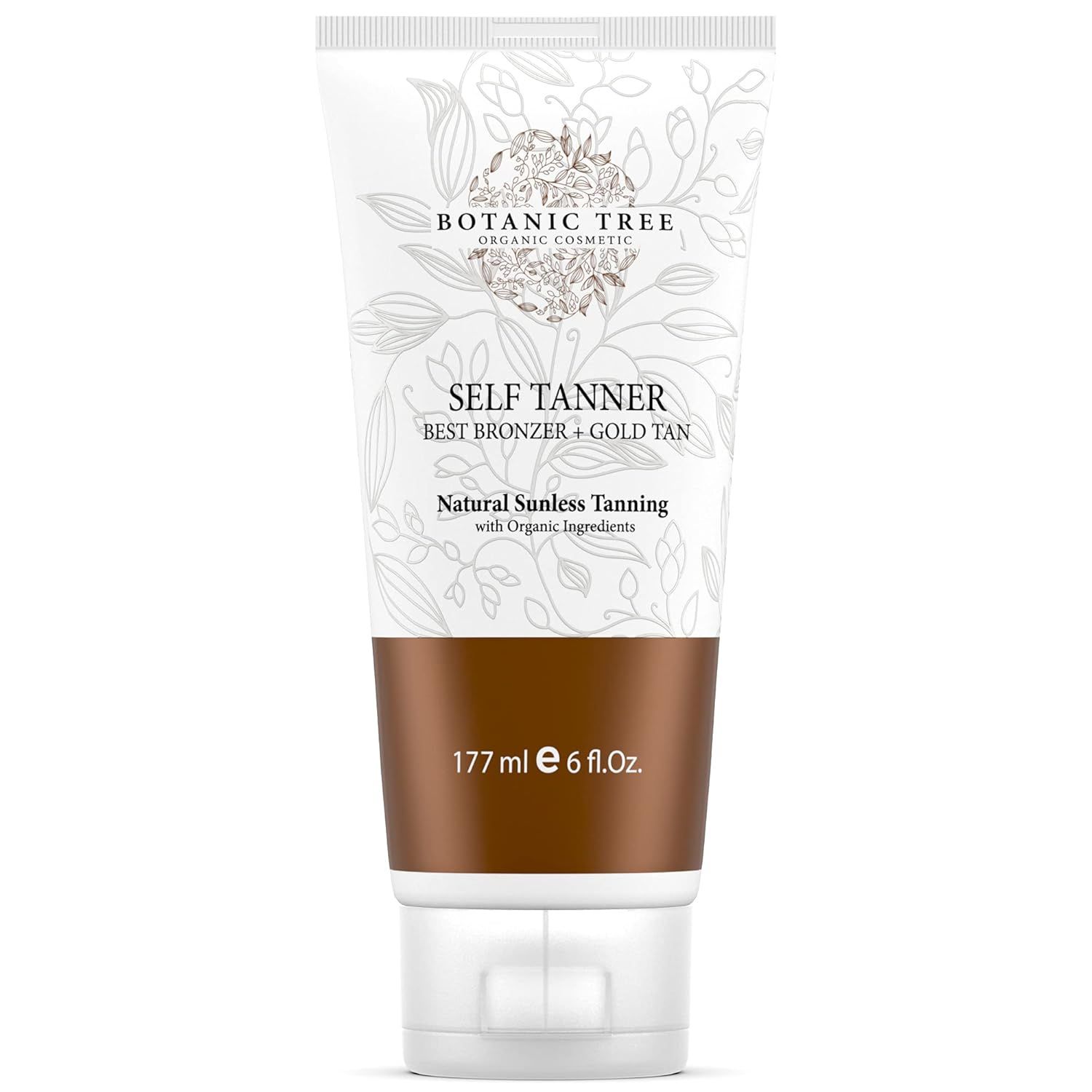 Botanic Tree Self Tanner-Organic Sunless Tanner for Natural-Looking Fake Tan-Herbal Self Tanning ... | Amazon (US)