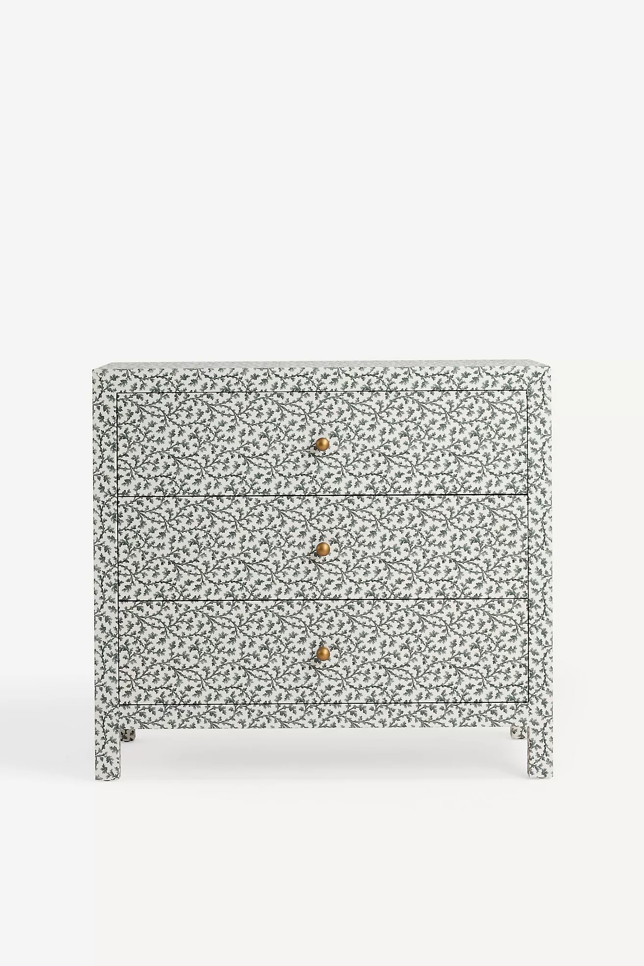 Hale Canvas Three-Drawer Dresser | Anthropologie (US)