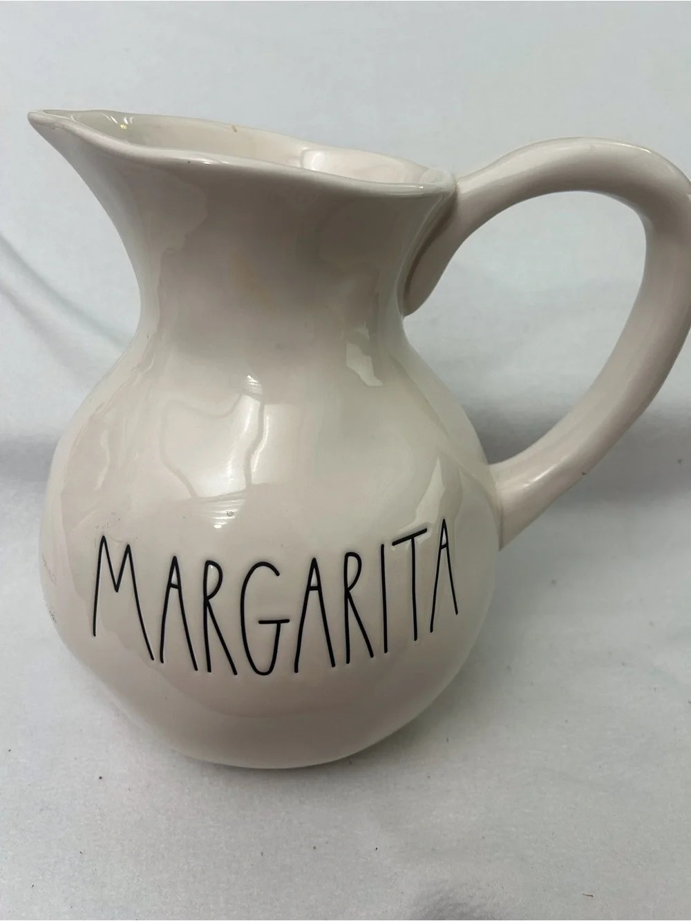 Rae Dunn Cream 'MARGARITA' Ceramic Pitcher | Poshmark