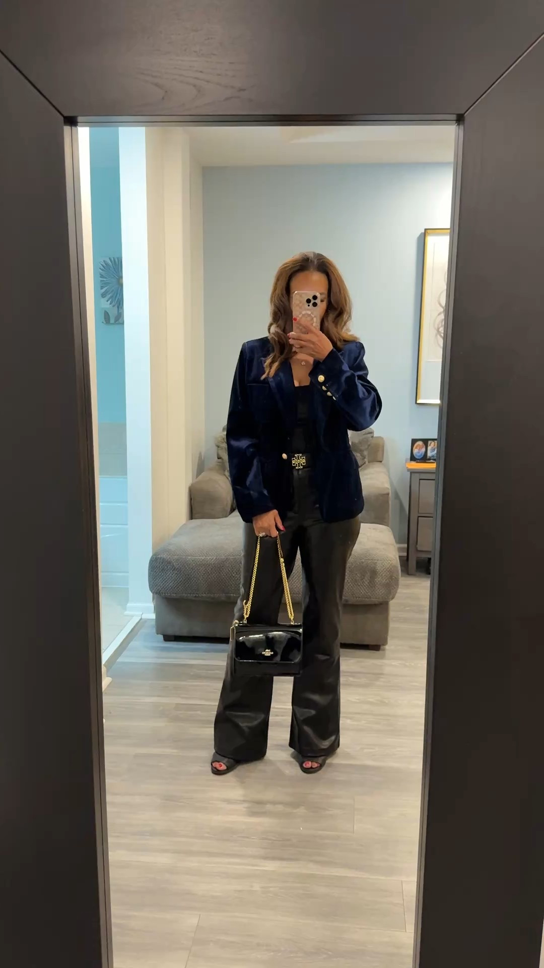 Ready for a friend’s birthday party when your favorite football team is playing.  🧡💙. Love the Tori Burch Belt and my Coach Elodie Cross Body

#LTKPetite #LTKstorytime #LTKdayinmylife