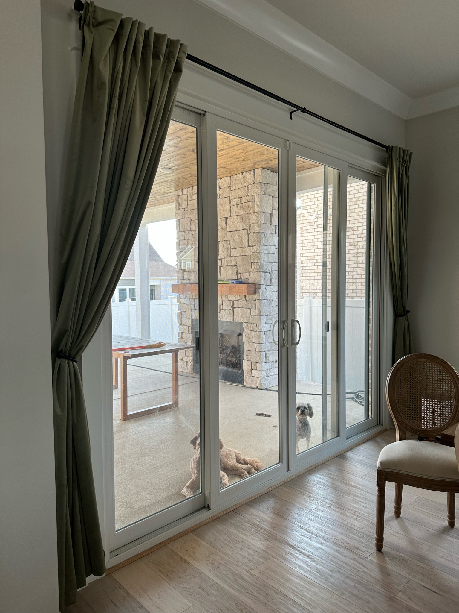 Custom drapes with rod and drawbacks from Amazon at a great price! Pick your width and length! The velvet feels great and they are perfect in the space. Dining room chairs linked too!

#LTKfindsunder100 #LTKhome #LTKfindsunder50