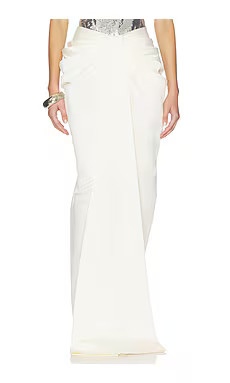 AFEW Rahul Mishra Draped Cowl Skirt in Ivory from Revolve.com | Revolve Clothing (Global)