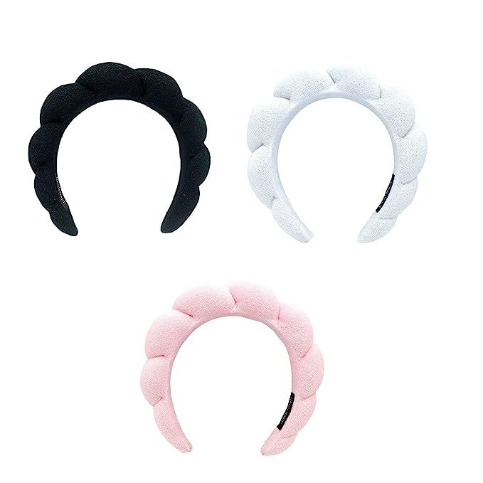 2/3pcs Mimi and Co Spa Headband For Women - Sponge & Terry Towel Cloth,Fashion Spa Headband for W... | Amazon (US)