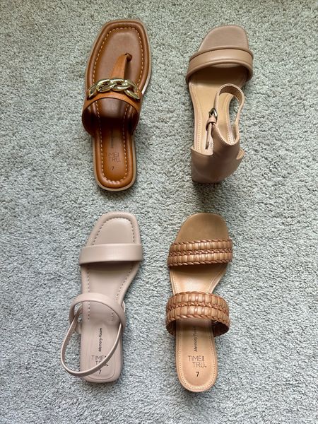 4 pairs of sandals for spring under $25! #walmartpartner #walmartfashion @walmartfashion @walmart #walmart