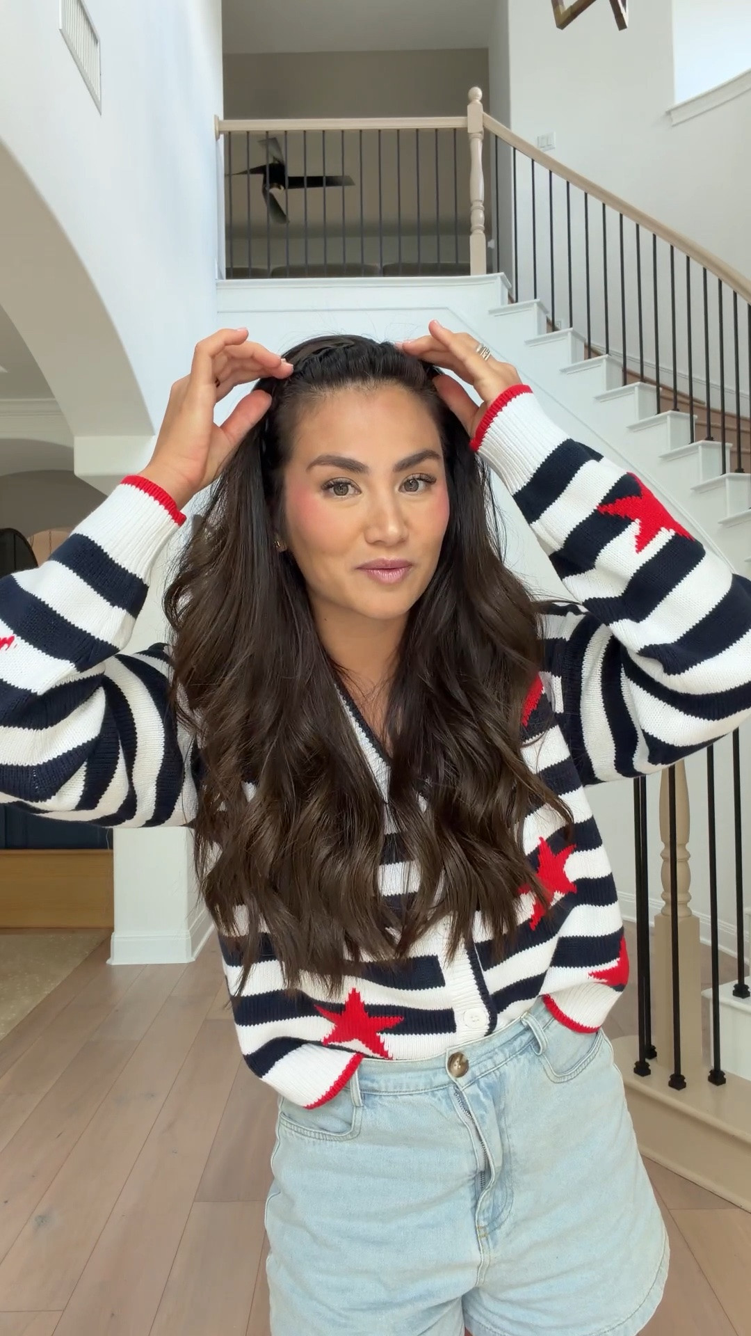 The cutest Fourth of July and summer sweater! By Splendid La and cute hair zigzag headband from Target!

#LTKmomlife #LTKSeasonal