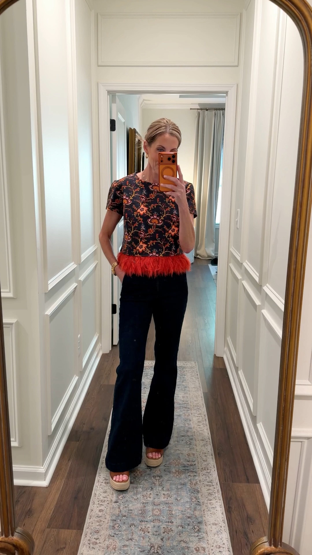 Learning Land x2. Headed back for kindergarten night.. . I can’t believe the deal On this Anthro top. Less than $30. Plus there is an additional 30% off of mini items on Anthro site   ￼￼