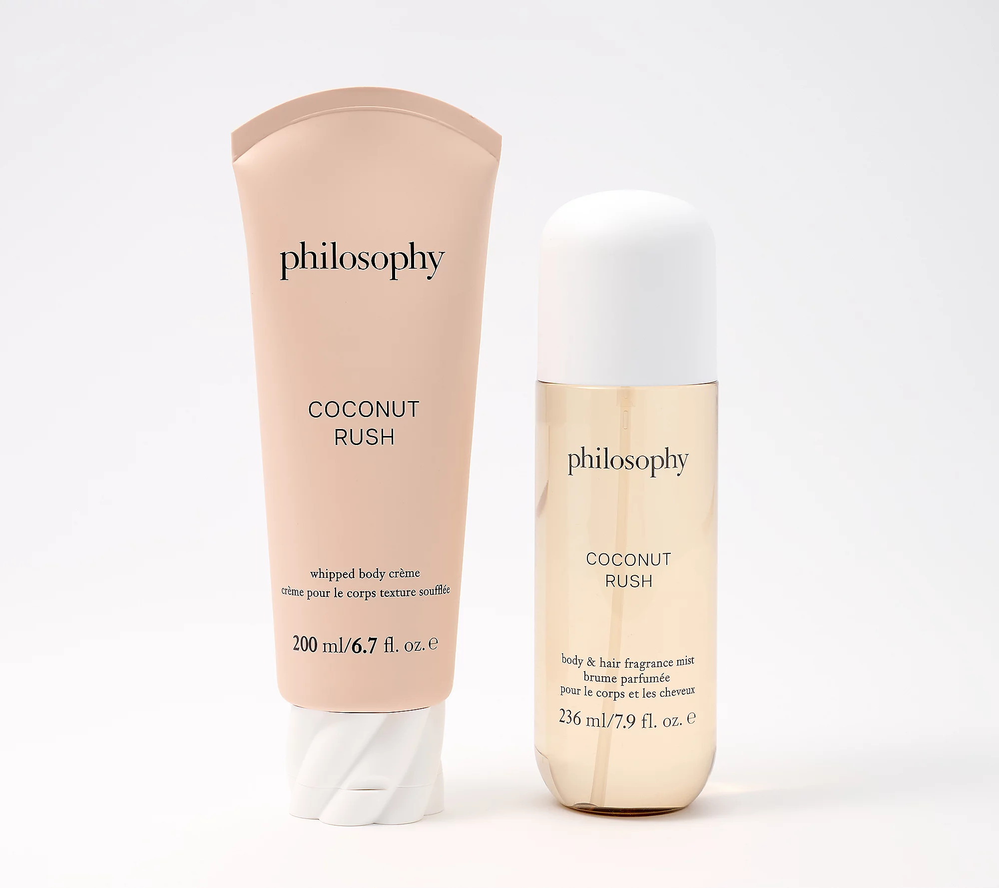 philosophy 8oz hair & body mist and 6.7oz whipp edbodycrem | QVC