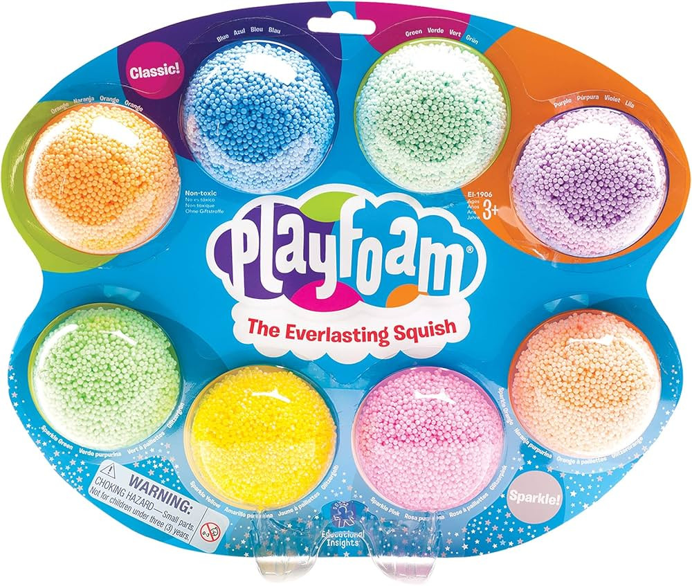 Educational Insights Playfoam 8-Pack, Fidget Toy & Sensory Toys for Kids & Adults Ages 3+ | Amazon (US)