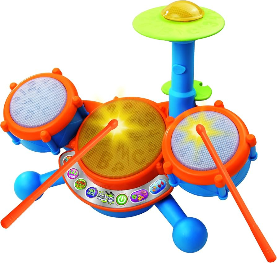 VTech KidiBeats Kids Drum Set, Orange | Amazon (US)