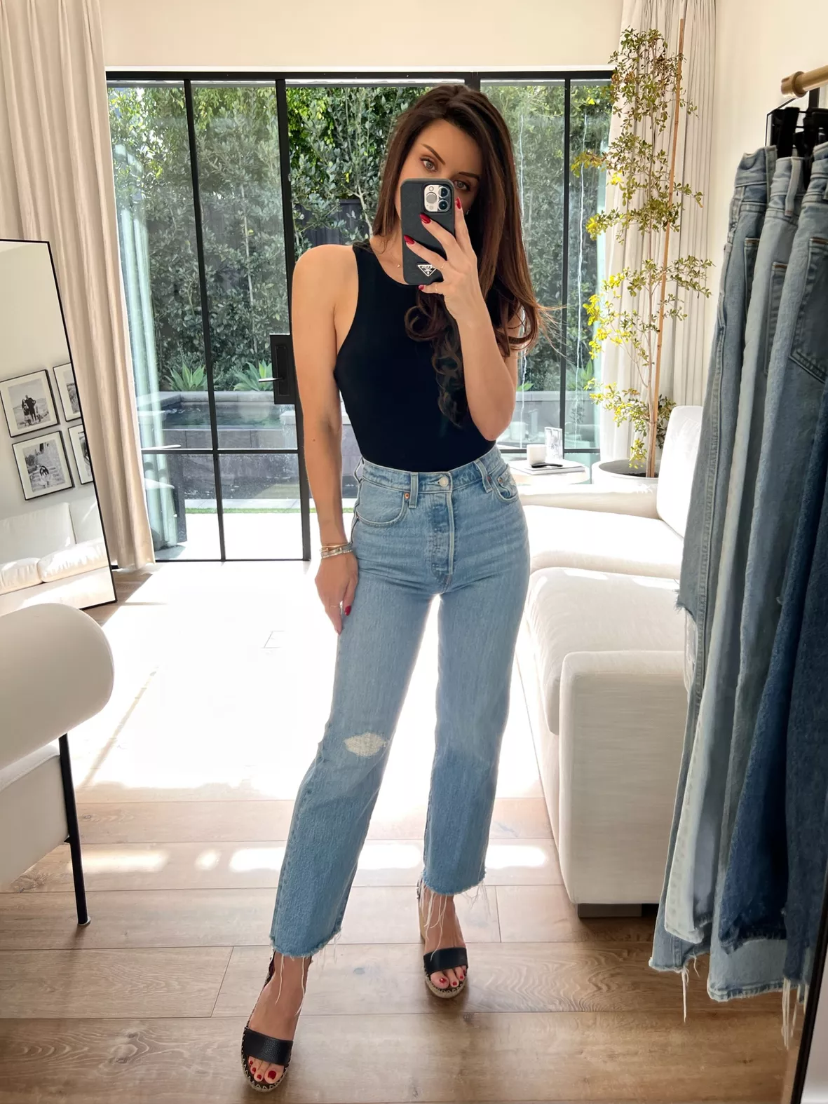 Ribcage Straight Ankle Jeans curated on LTK