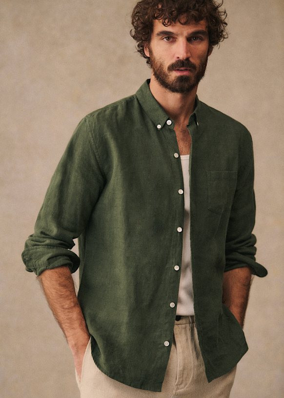 Linen Charlie Shirt | Sezane Paris - US