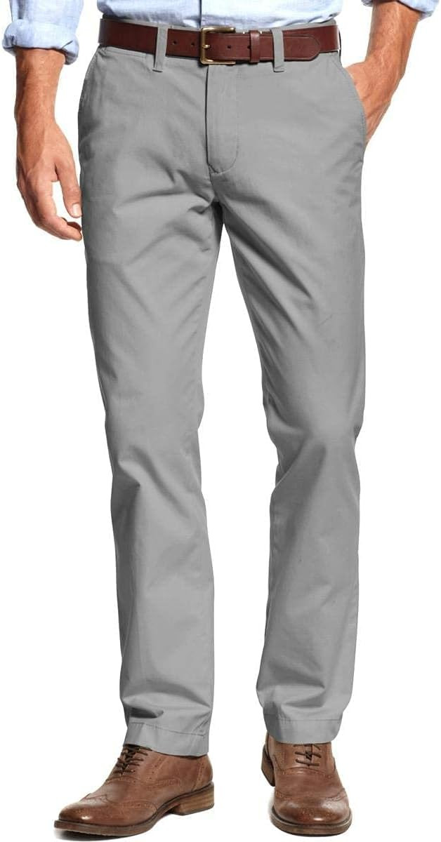 Tommy Hilfiger Men's Big & Tall Stretch Cotton Chino Pants in Classic Fit | Amazon (US)
