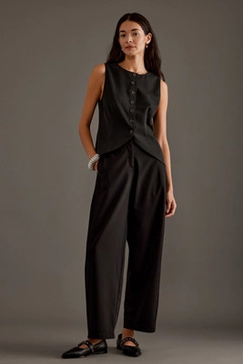 By Anthropologie Aiden Barrel Trousers | Anthropologie (UK)