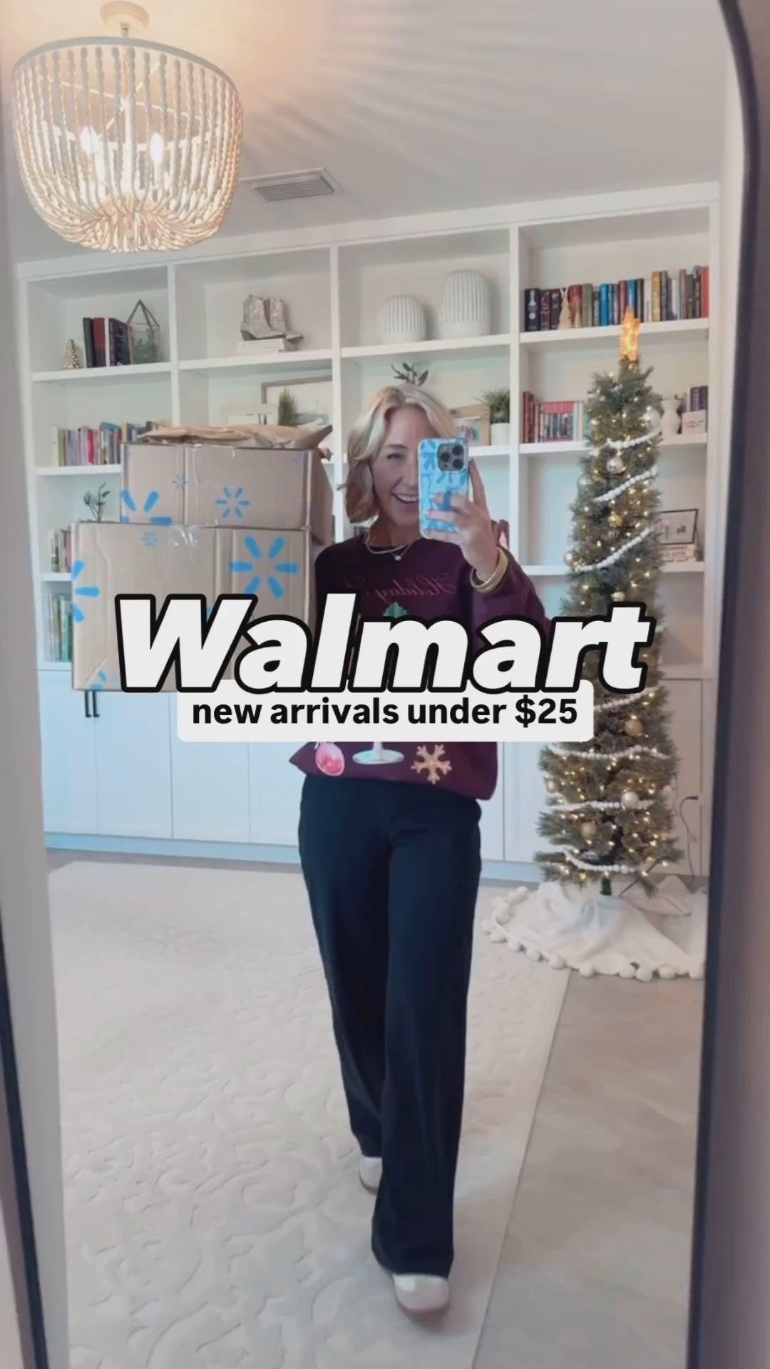 Walmart: new arrivals under $25 * Holiday Spirit Graphic Sweatshirt - size Medium. $11.98. * Wide Leg Leggings - size small. * Sneakers - size up a 1/2. 1. Cable Knit Sweater - size XS. $16.98. 4 colors. * Trouser Flare High-Rise Jeans - size 0. $24. 2. Cable Knit Sweater w/ Tinsel - size XS. $17.98. 4 colors. * Trouser Flare High-Rise Jeans - size 0. $24. 3. V Neck Button Front Boucle Cardigan - size XS. $17.98. 4 colors. * Trouser Flare High-Rise Jeans - size 0. $24. 4. Mini Tote Crossbody Bag - $12.98. 9 colors. 5. Button Up Lace Blouse w/ Short Sleeves - size XS. $19.98. 2 colors. (The burgundy color is low in stock, BUT the black color is fully stocked). 6. Short Sleeve & Pant Pajama Set - size small. $19.98. 6 colors.

#LTKSeasonal#LTKFindsUnder50#LTKOver40 

 