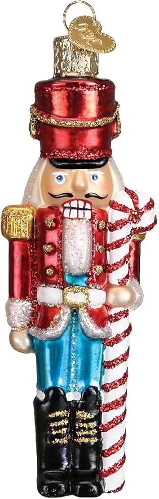 Old World Christmas Candy Glass Blown Ornaments for Christmas Tree Peppermint Nutcracker | Amazon (US)