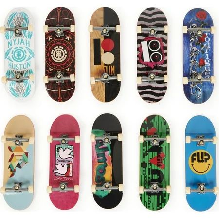 Tech Deck DLX Pro 10-Pack of Collectible Fingerboards For Skate Lovers Age 6 and up | Walmart (US)