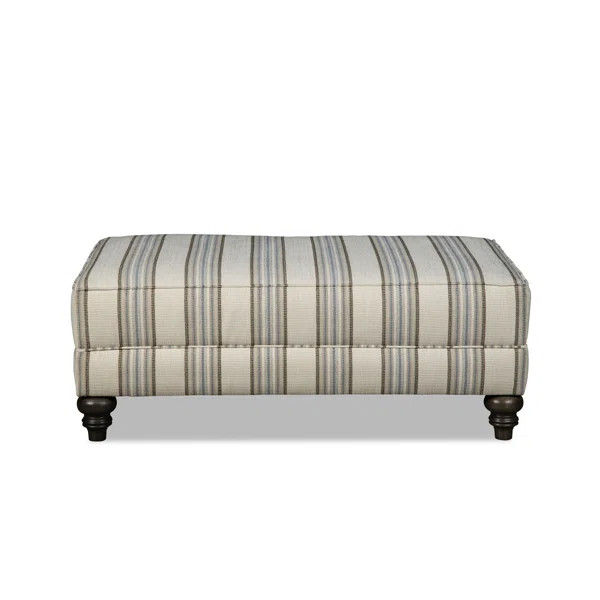 48'' Rectangle Striped Cocktail Ottoman | Wayfair Professional
