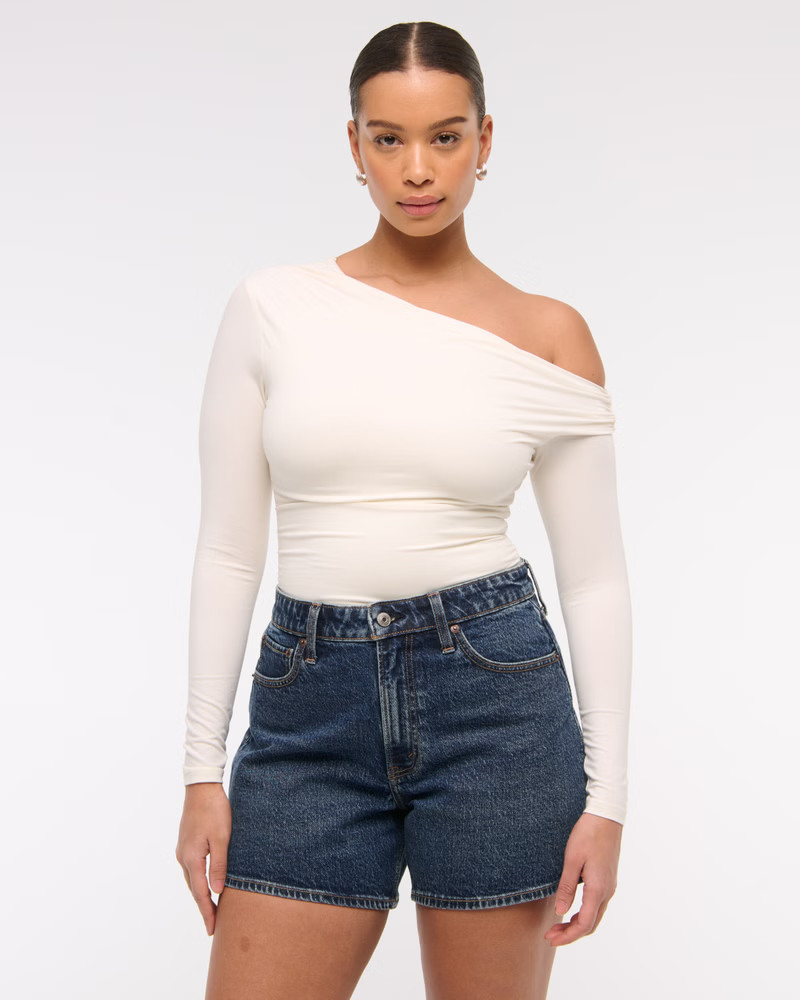Curve Love High Rise Loose Short | Abercrombie & Fitch (US)