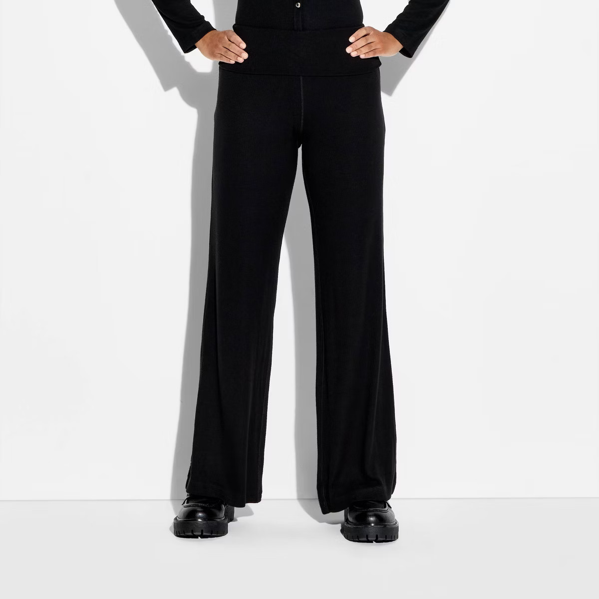 Women's Mid-Rise Wide Leg Cozy Pull-On Pants - Wild Fable™ | Target