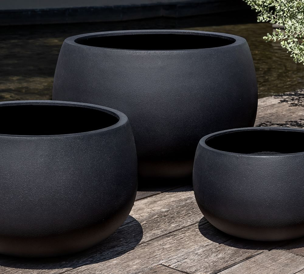Arlo Clay Outdoor Planters | Pottery Barn (US)