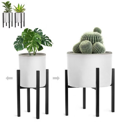 Sorbus 2 Pack Adjustable Metal Plant Stand – Mid Century Style Flower Pot Holder, 10 to 16 Inches Planter Stand for Modern Home Décor, Houseplants | Target