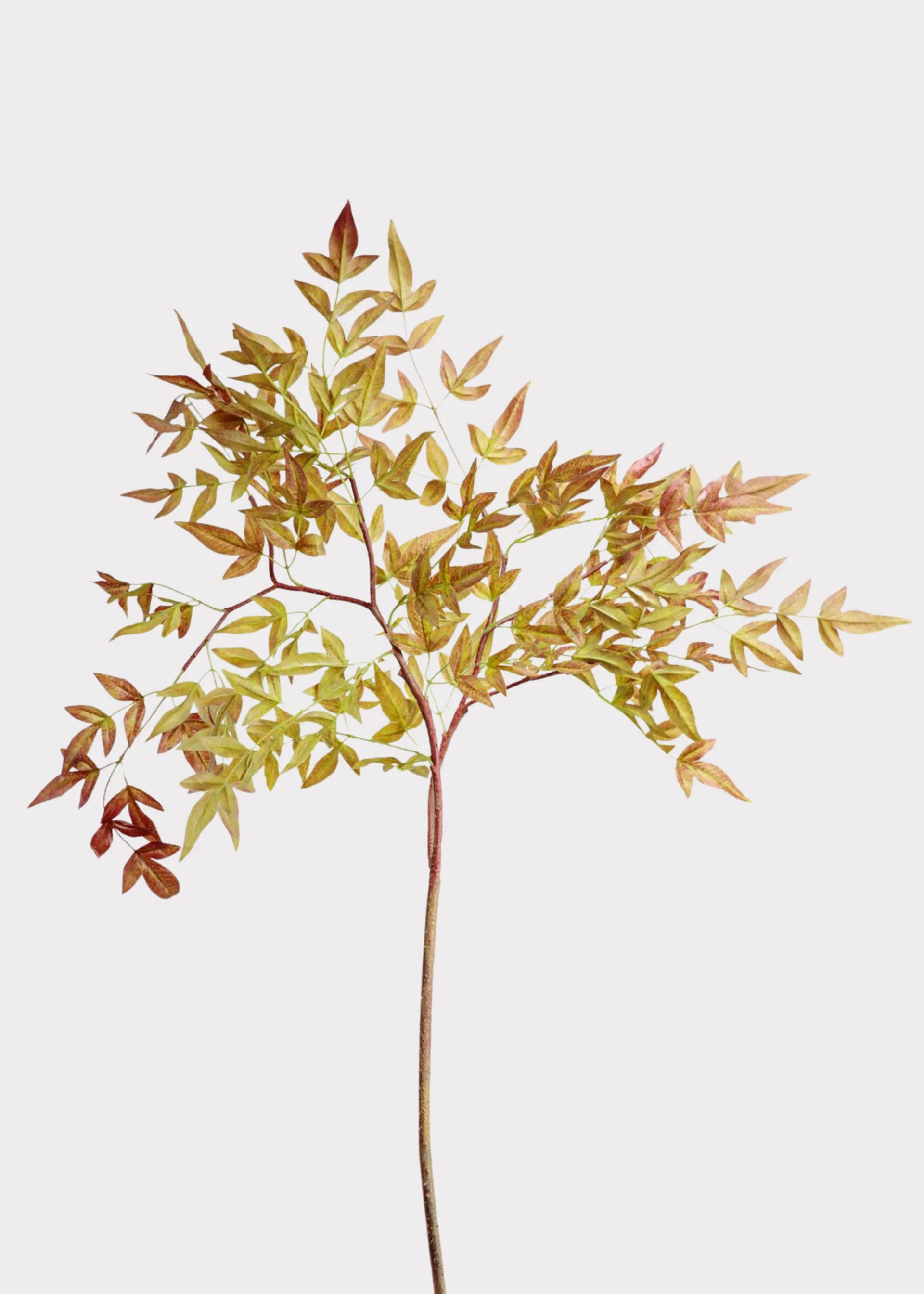 SAVE - Artificial Nandina Leaf Branch - 39" | Afloral