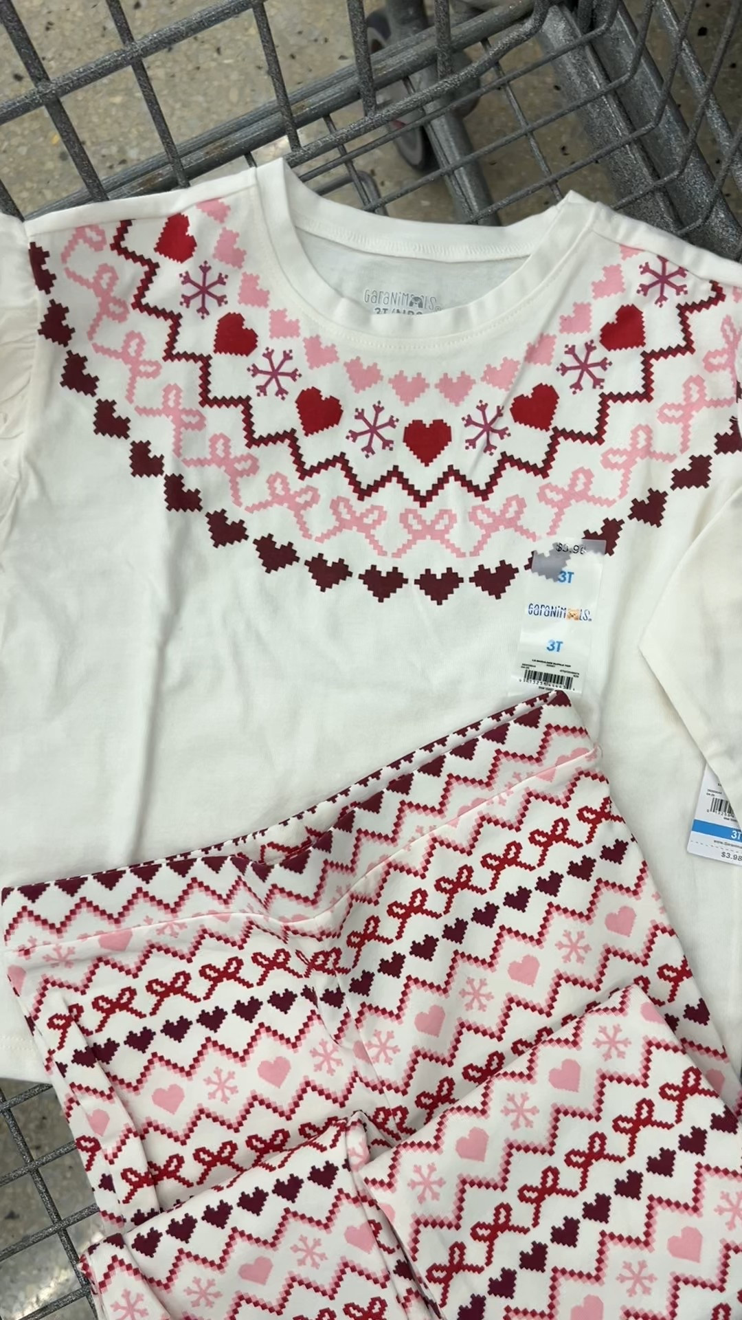 Walmart up to 5T little girls fairisle long sleeve tee and flare pants. $3.98 each piece! More styles. #walmartkids 

#LTKKids #LTKBaby #LTKFindsUnder50