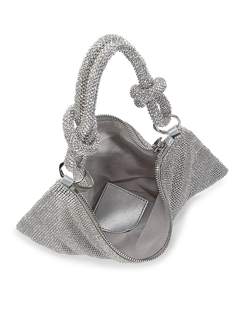 Nano Hera Rhinestone Mesh Shoulder Bag | Saks Fifth Avenue