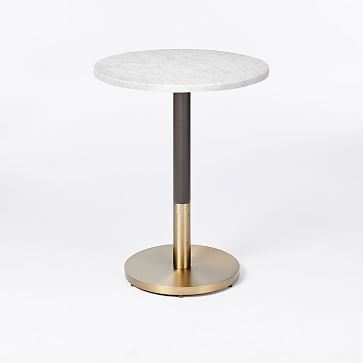 Orbit Restaurant Dining Table - Marble - Round | West Elm | West Elm (US)