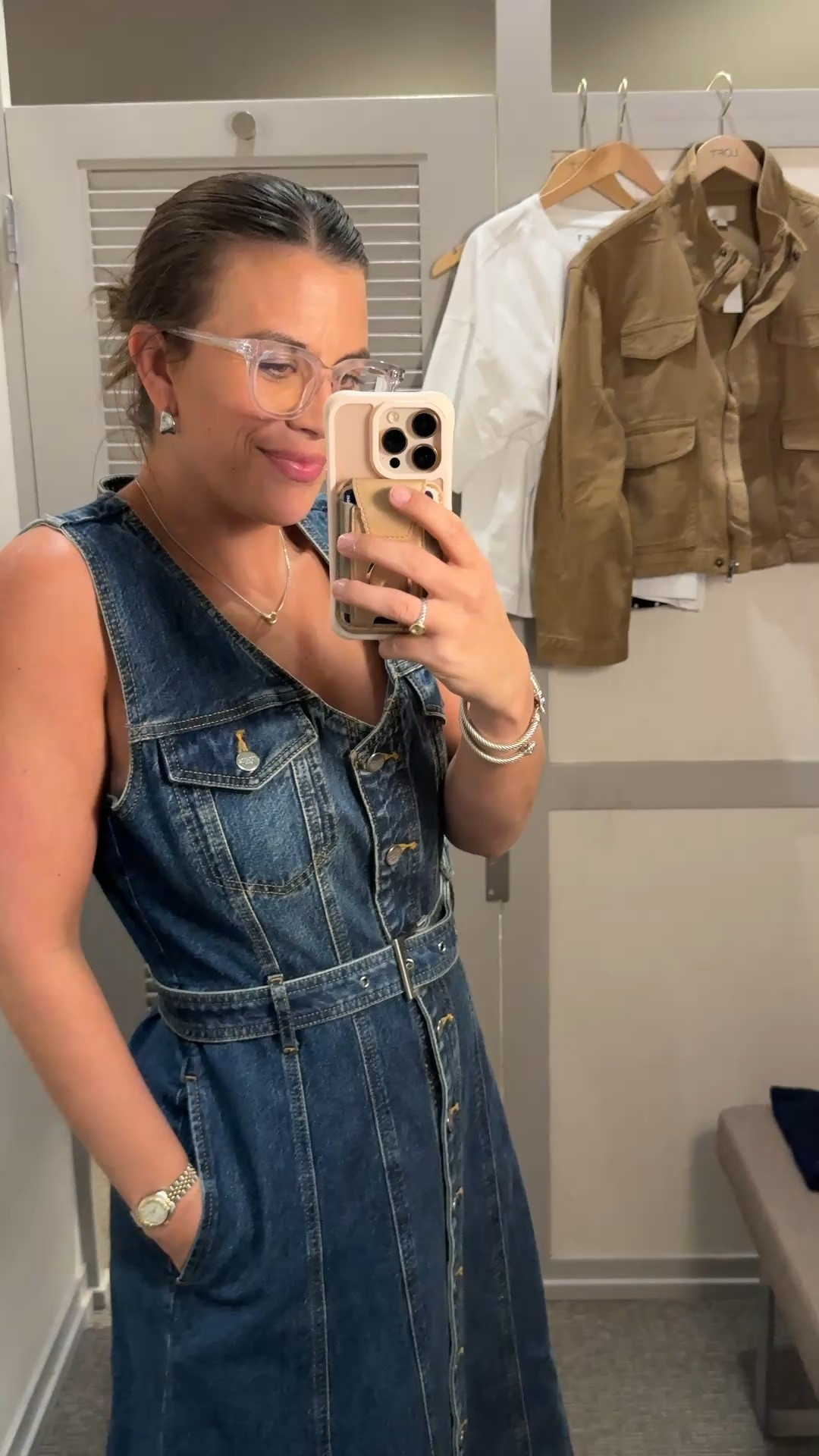 The post stunning and flattering denim dress for fall. 50% off + 15% off.

#LTKSeasonal #LTKootd #LTKSaleAlert