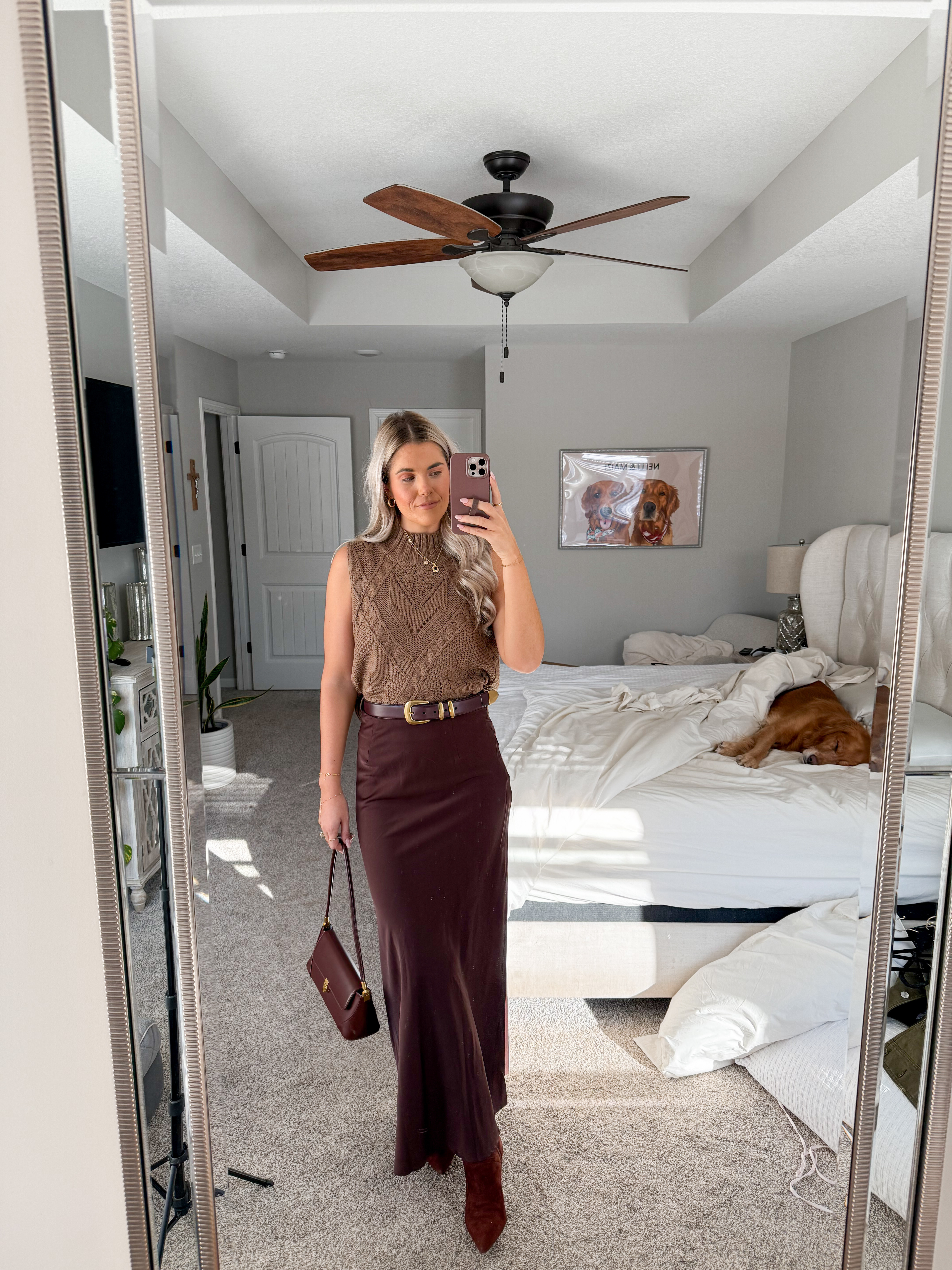 size small on skirt, medium in sweater 

#LTKFindsUnder50 #LTKSeasonal #LTKStyleTip