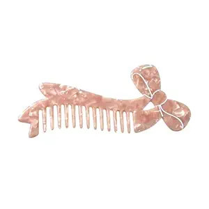 Cute Bowknot Combs,Acetate Hair Comb for Women,Bowknot Shaped Wide Tooth Comb for Curly & Thick H... | Amazon (US)