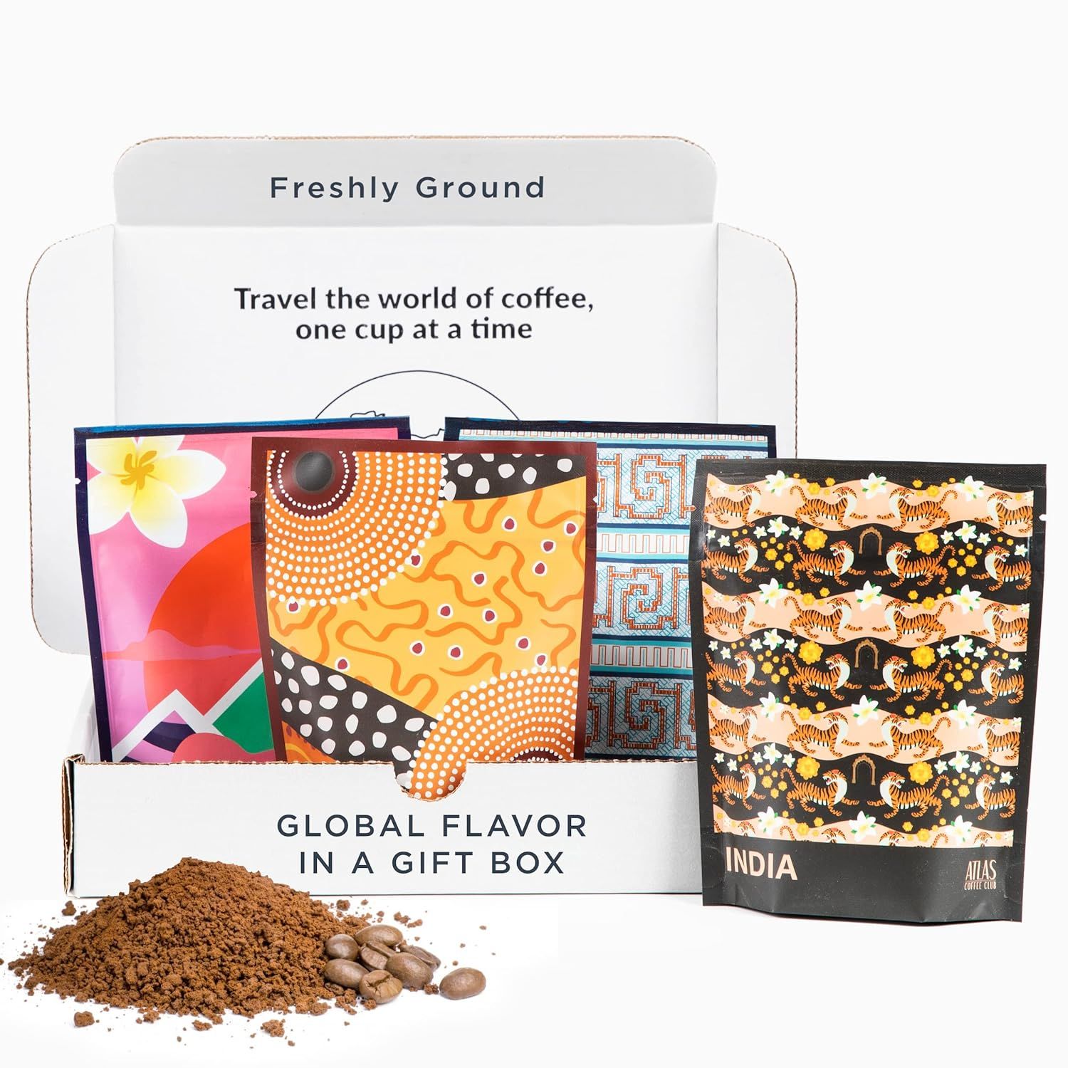 Atlas Coffee Club World of Coffee Sampler, Gourmet Coffee Gift Set, 4-Pack Variety Box of the Wor... | Amazon (US)