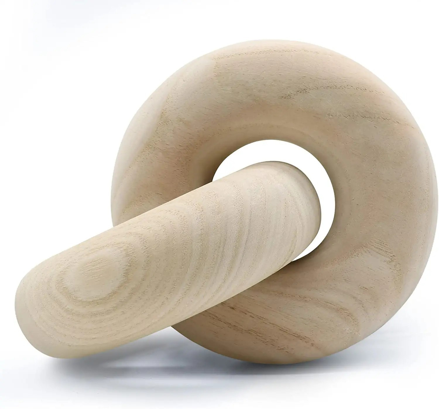 Amazon.com: Wood Knot Coffee Table Decor, Lomuke Modern Farmhouse Shelf Decor, Boho Wood Chain Li... | Amazon (US)