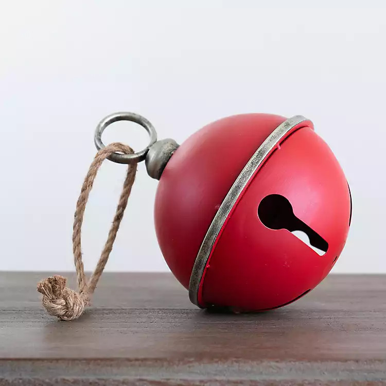 Red Metal Bell, 9 in. | Kirkland's Home
