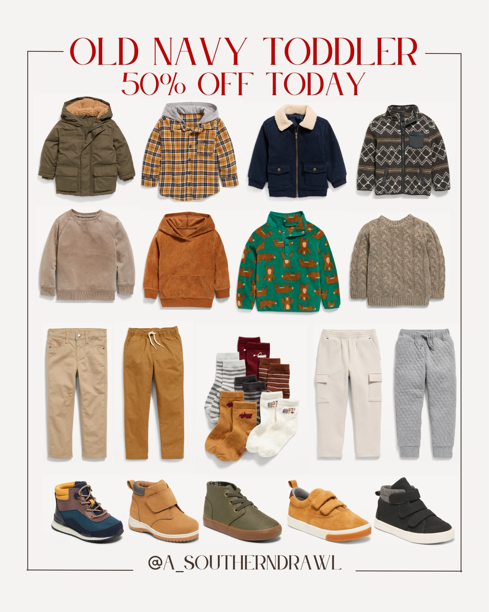 Old navy toddler finds, 50% off today!! Toddler boy clothes - toddler outfit - toddler coat - toddler shoes

#LTKCyberWeek #LTKkids #LTKSeasonal