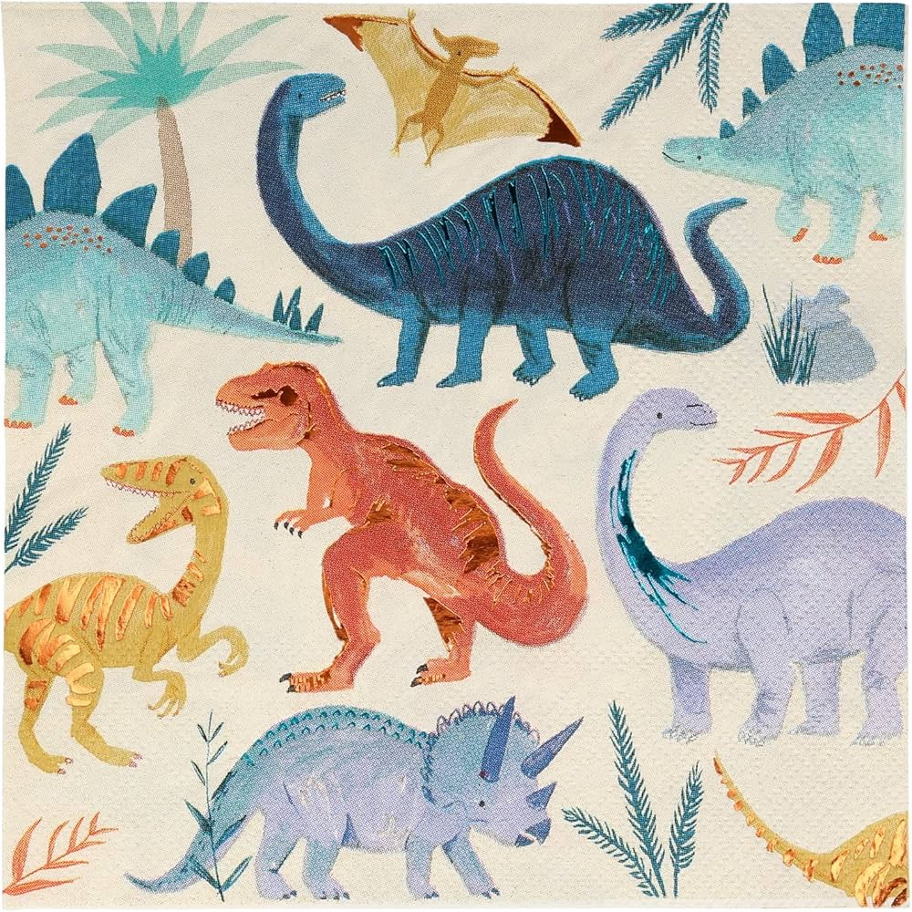 Meri Meri Dinosaur Kingdom Large Napkins | Amazon (US)