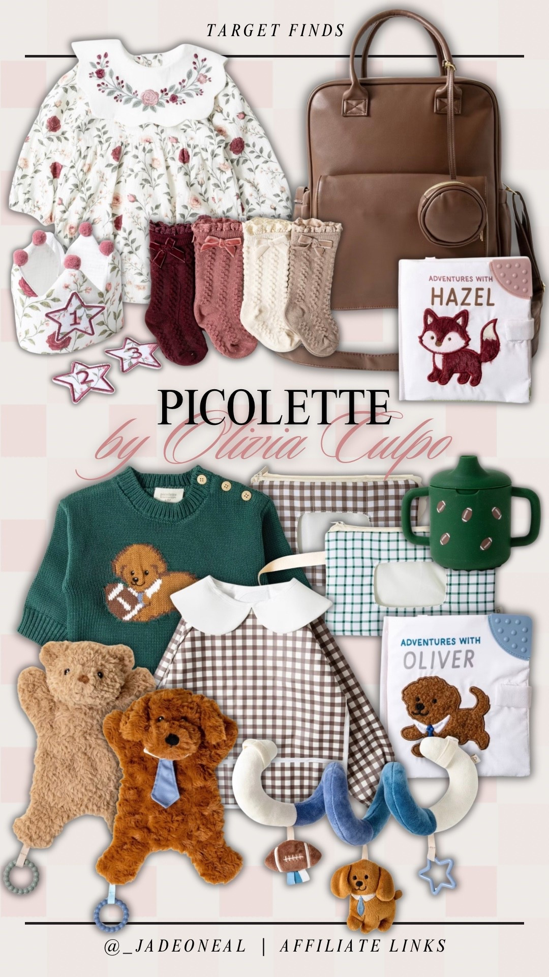 The most adorable new collection by Olivia Culpo at Target! So many fun pieces for baby boys and girls 🥹

Seasonal picolette baby clothes accessories registry kids family gingham classy classic cute

#LTKmomlife #LTKBaby #LTKBump