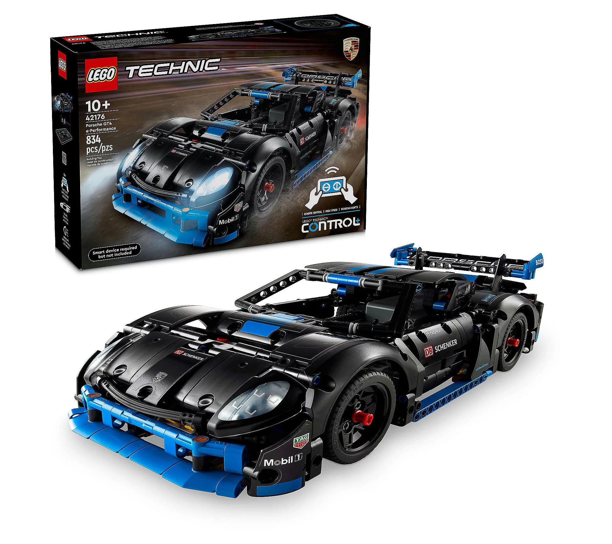 LEGO Technic Porsche GT4 E-Performance Race Car Toy | QVC