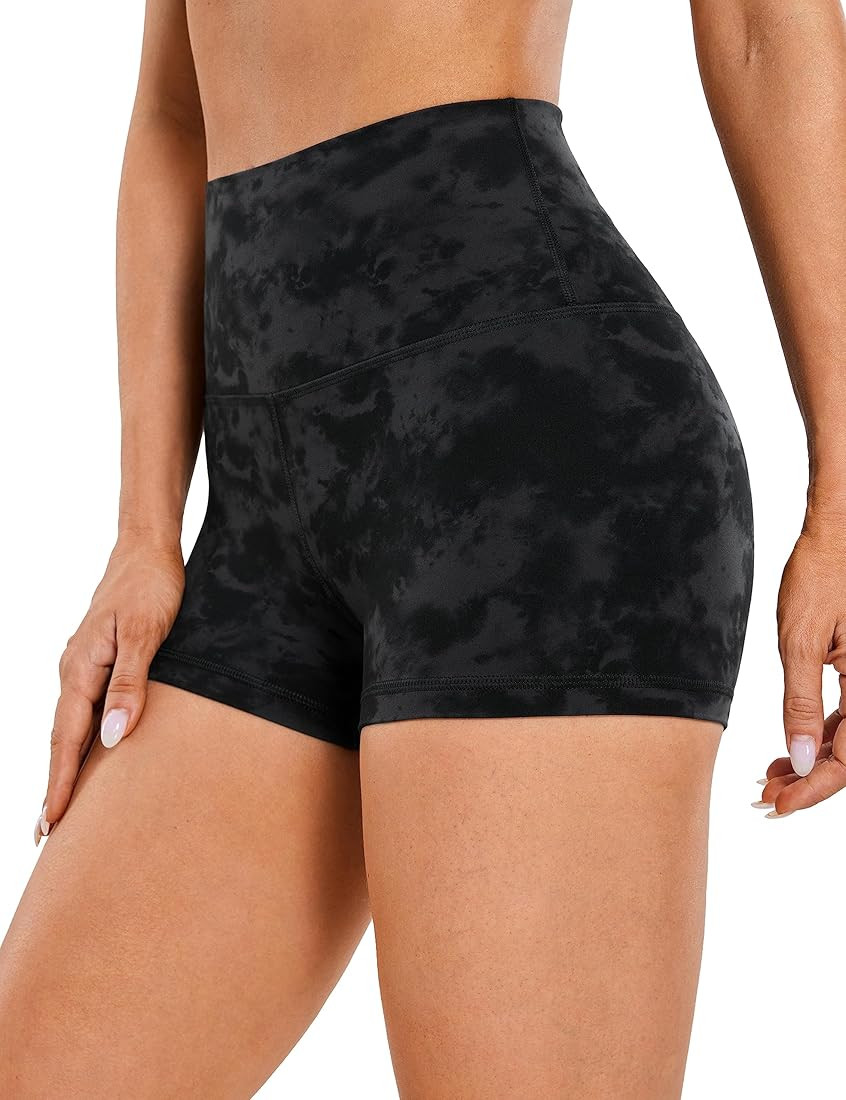 CRZ YOGA Womens Butterluxe Biker Shorts 2.5'' / 4'' / 6'' / 8'' - High Waisted Booty Workout Voll... | Amazon (US)