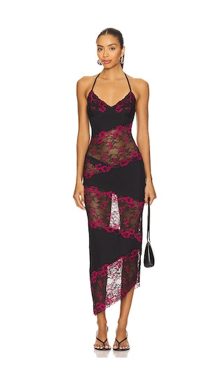 Paloma Midi Dress in Black | Revolve Clothing (Global)