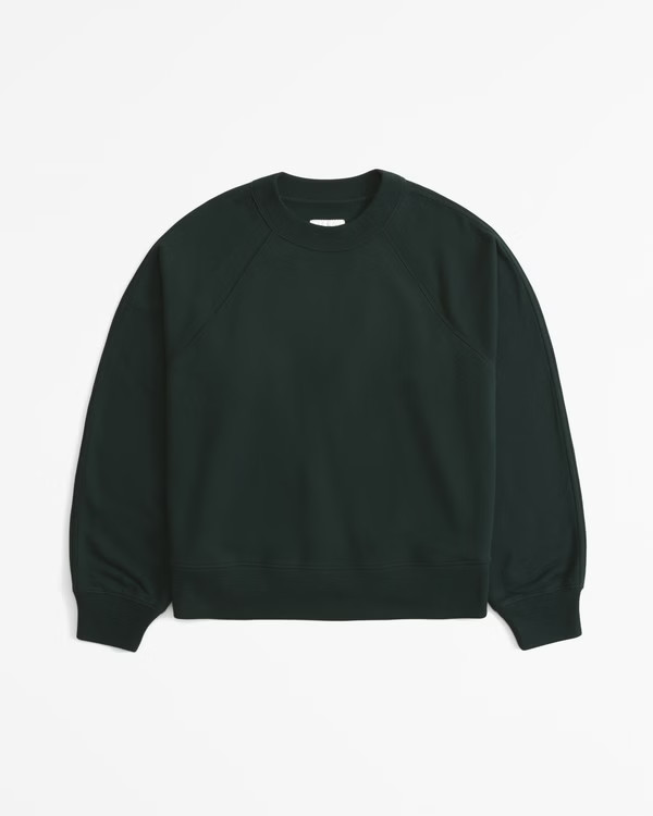 Women's Essential Raglan Classic Sunday Crew | Women's Tops | Abercrombie.com | Abercrombie & Fitch (US)