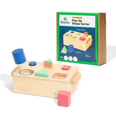 KiwiCo Activity Play Center 12m+ - Pop-Up Shape Sorter 4pc | Target