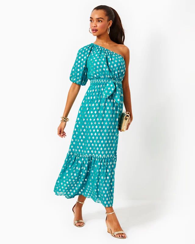 Zelalynn One-Shoulder Maxi Dress | Lilly Pulitzer | Lilly Pulitzer