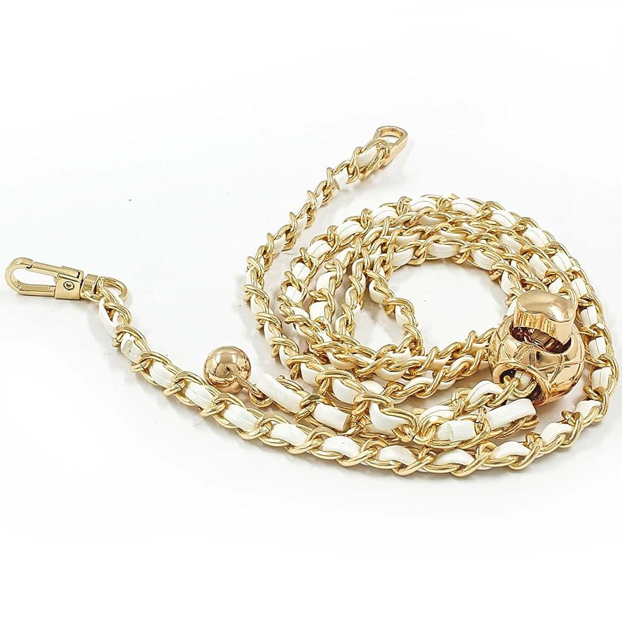 Luomorgo 1 Pc Thin Adjustable Chain Handles Strap, Long Purse Strap Replacement, Metal Chain with... | Amazon (US)