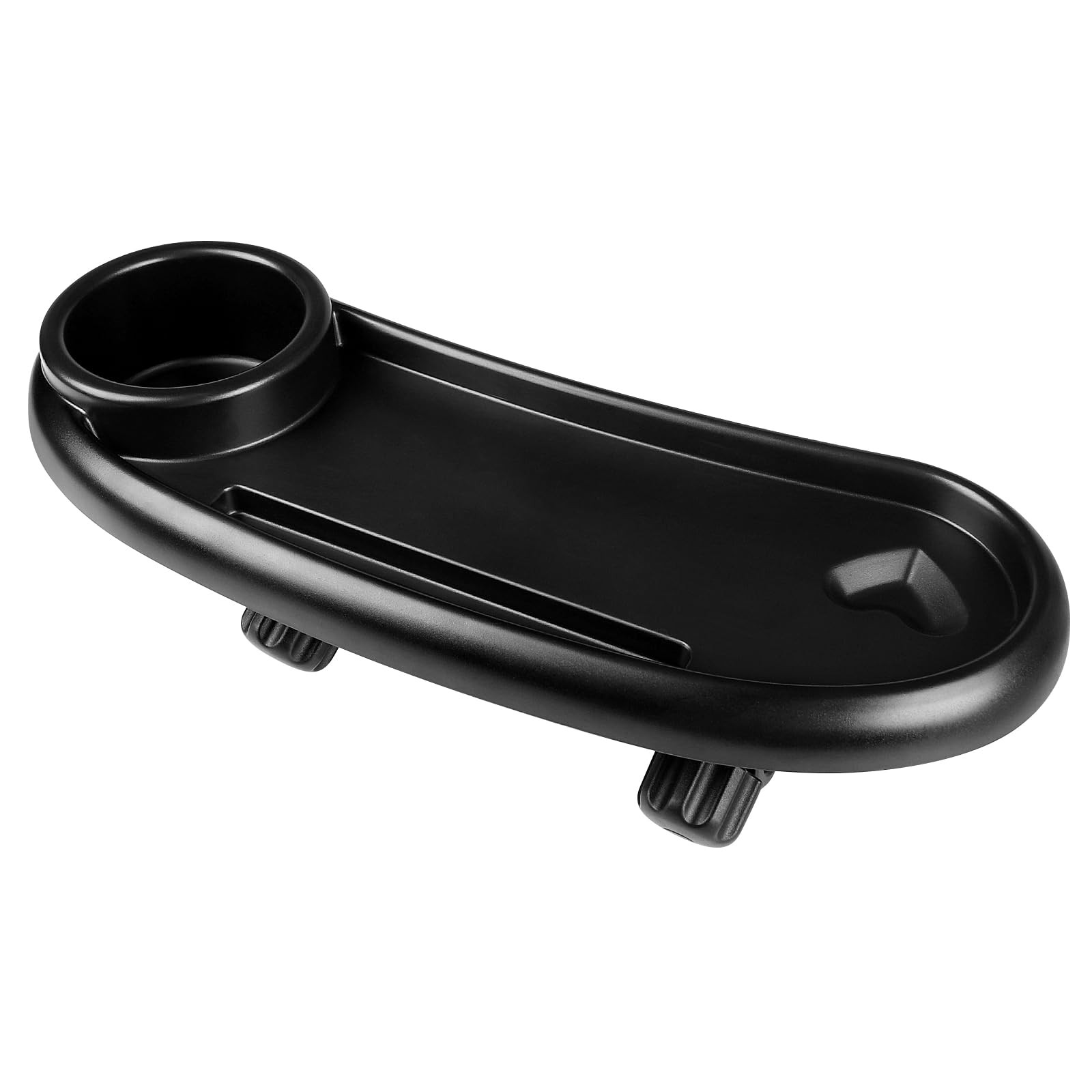 Accmor 3 in 1 Stroller Tray Stroller Cup Holder with Snack Tray, Universal Stroller Tray for Snacks On The Go, Stroller Snack Tray Bottle Holder Stroller Accessory, Black | Amazon (US)