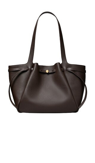 Tory Burch Romy Tote in Chocolate. | Revolve Clothing (Global)