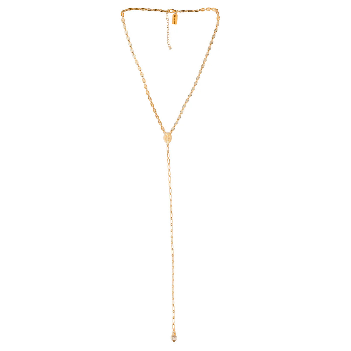 Divine Mary Rosary with Herkimer Diamond | Erin Fader Jewelry Design