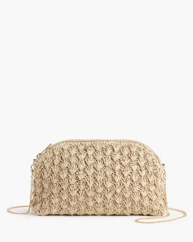 Raffia woven clutch - also has a crossbody chain 

#LTKSaleAlert #LTKSeasonal